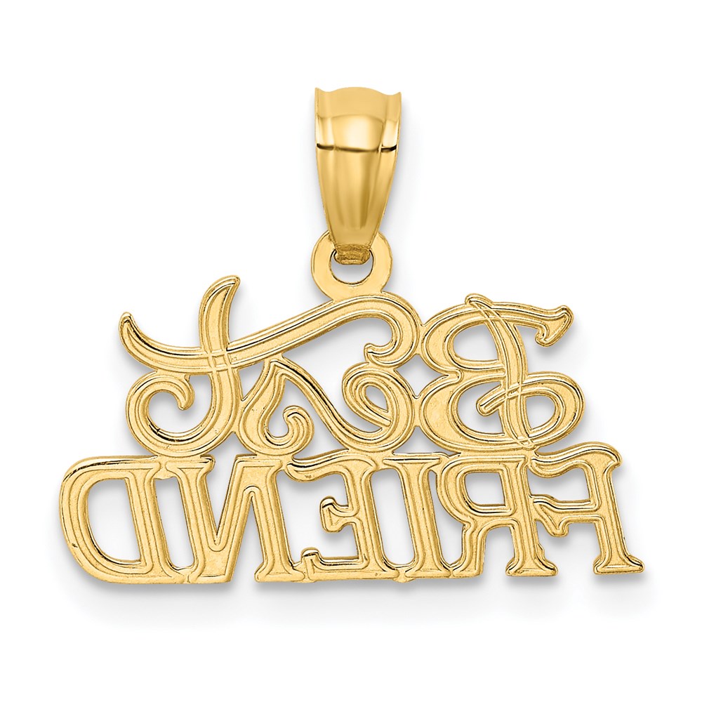 14k BEST FRIEND Pendant