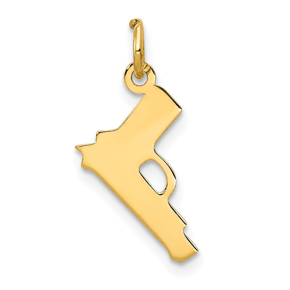 Solid;Polished;14k Yellow gold;Stamped