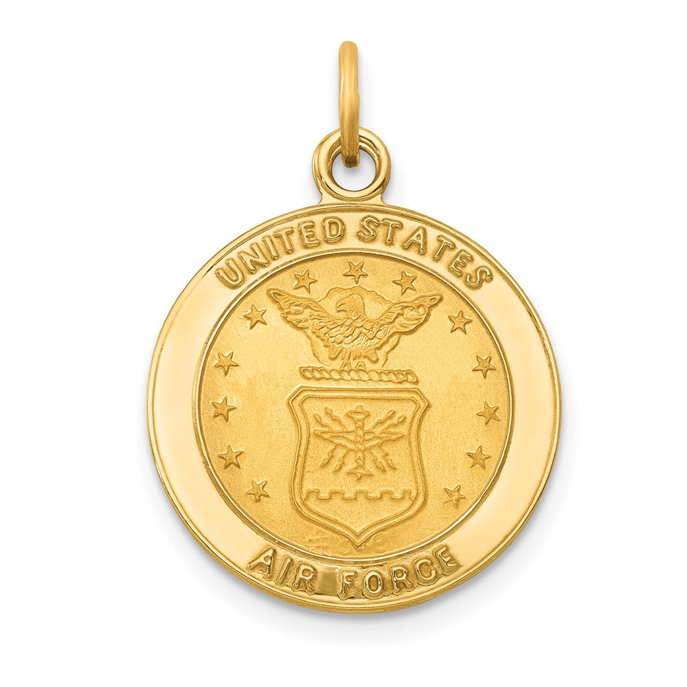 Solid;Polished;Satin;Die struck;14k Yellow gold;Engravable