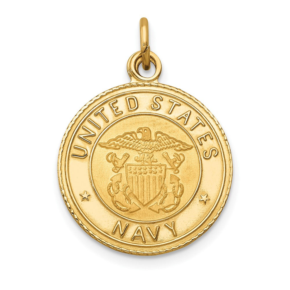 Solid;Polished;Satin;Die struck;14k Yellow gold;Engravable