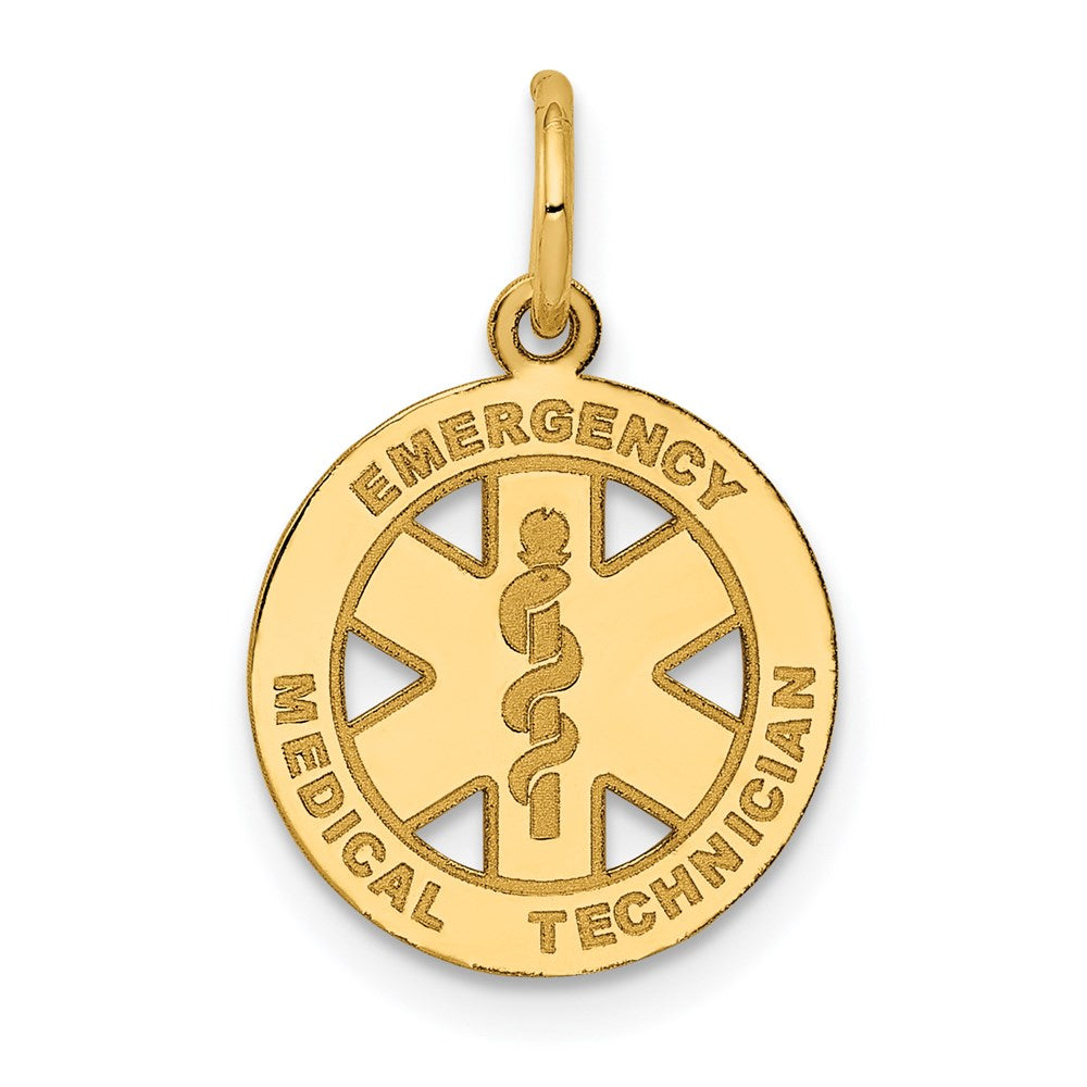 Solid;Polished;14k Yellow gold;Stamped;Laser Etched