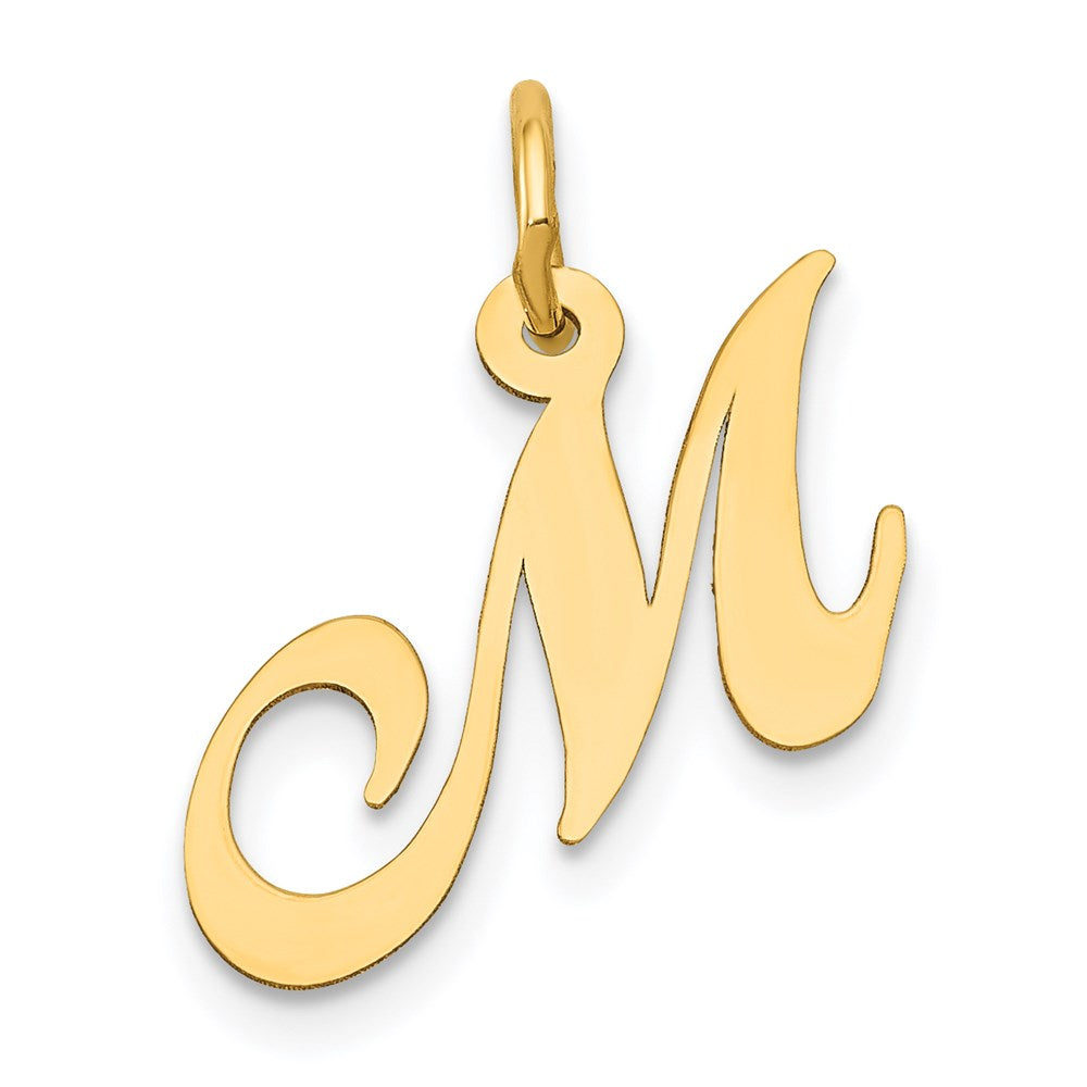 Solid;Polished;14k Yellow gold;Laser-cut