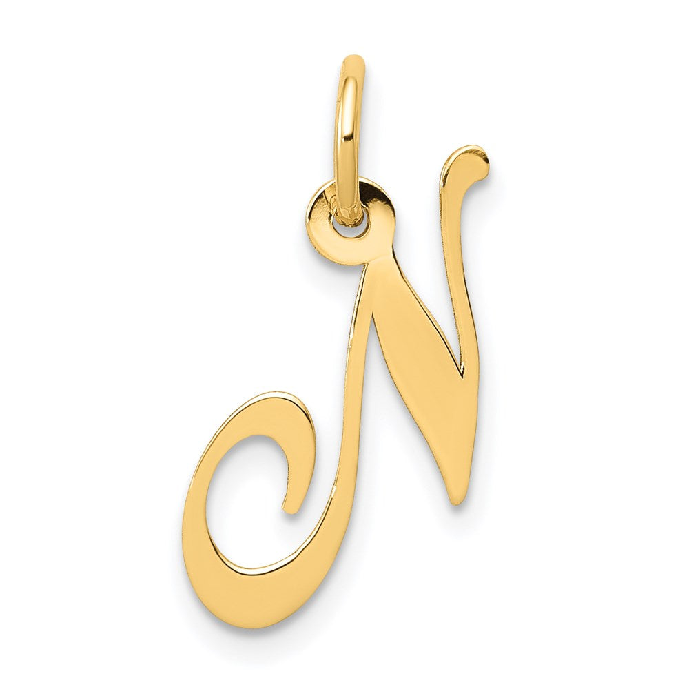 Solid;Polished;14k Yellow gold;Laser-cut