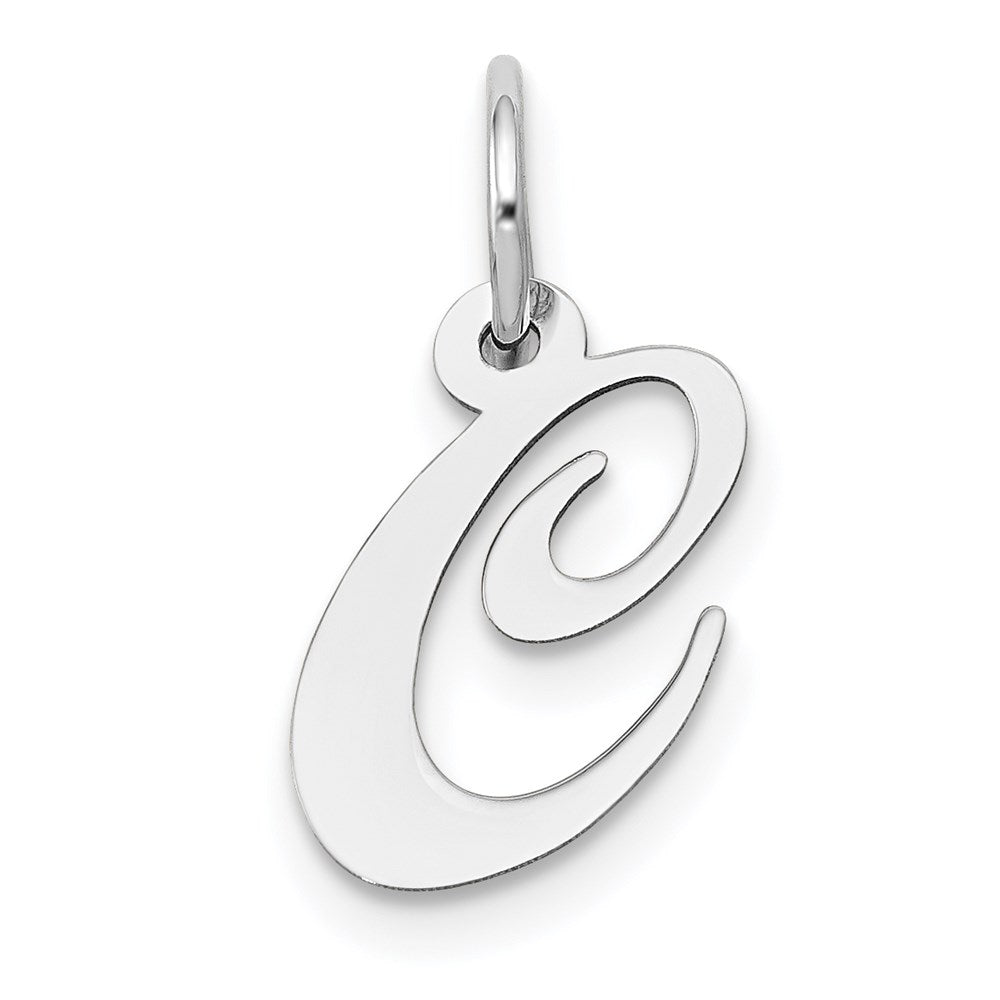 Solid;Polished;14K White gold;Laser-cut