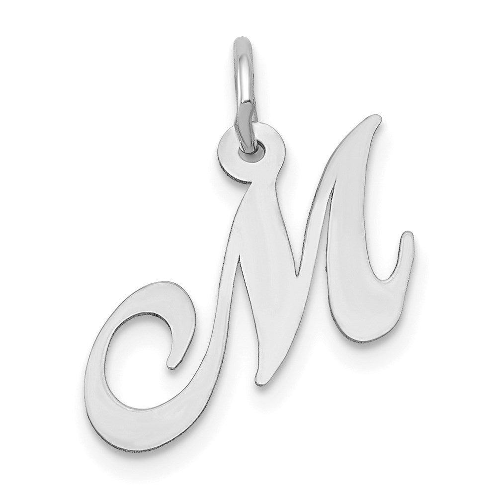 Solid;Polished;14K White gold;Laser-cut