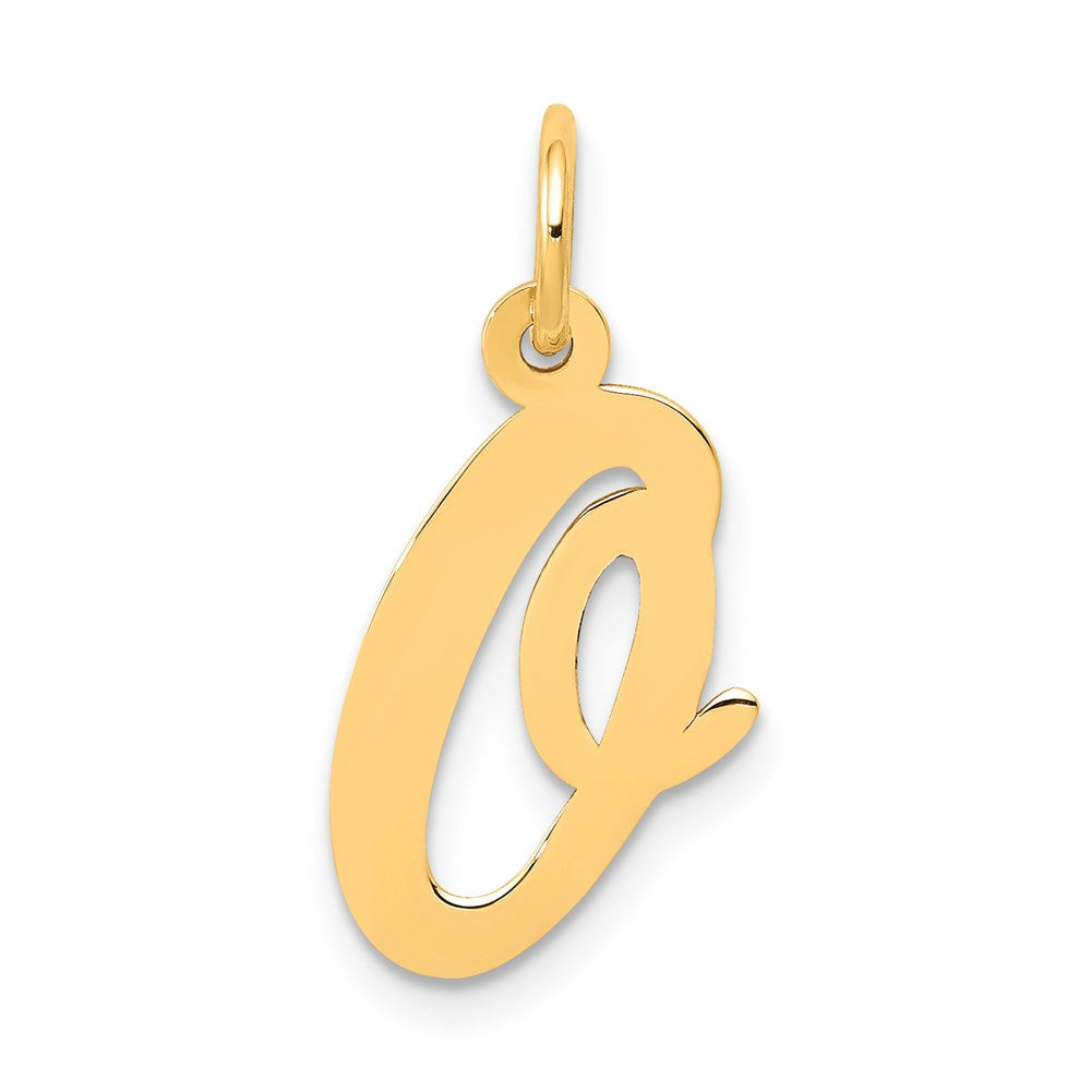 Solid;Polished;14k Yellow gold;Laser-cut