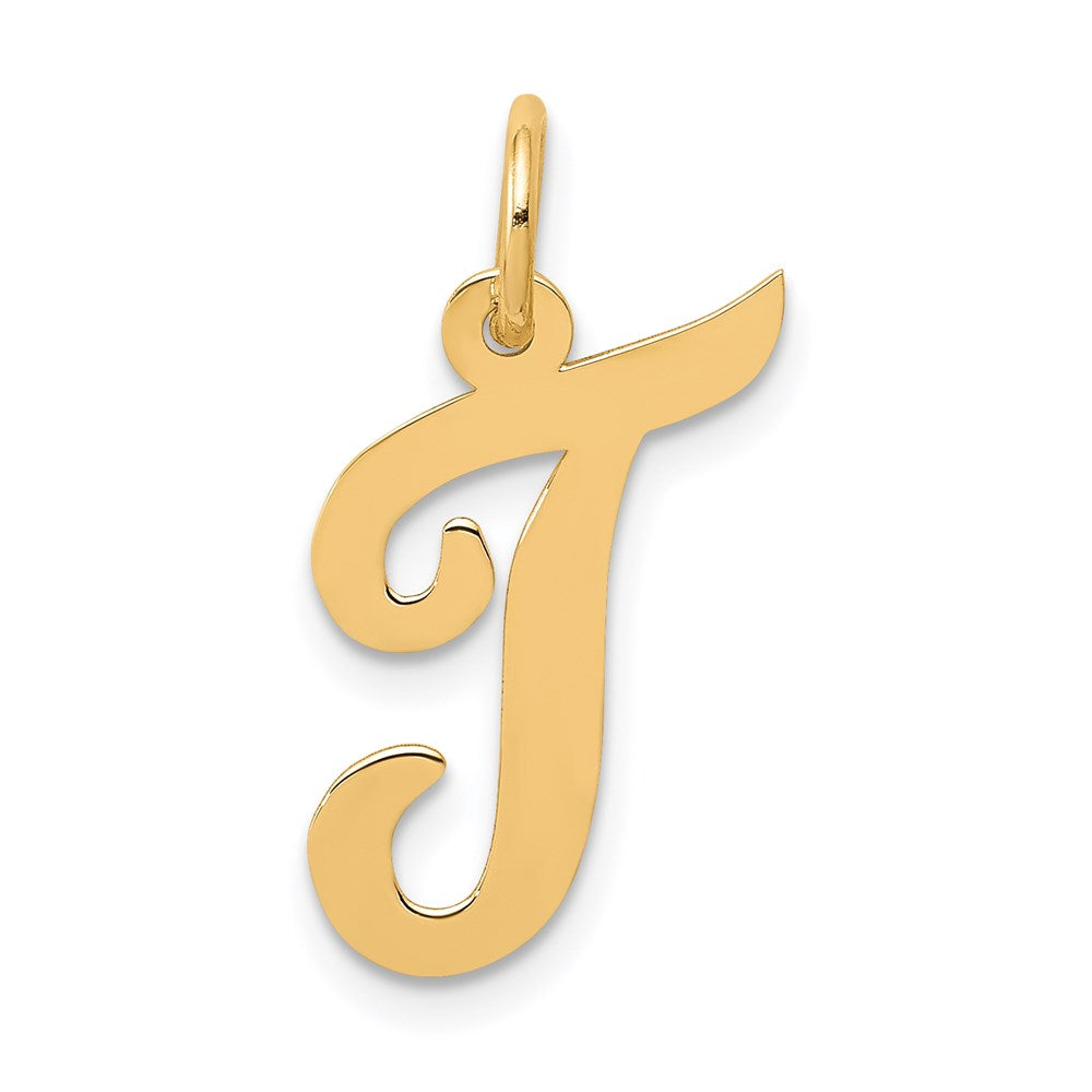 Solid;Polished;14k Yellow gold;Laser-cut