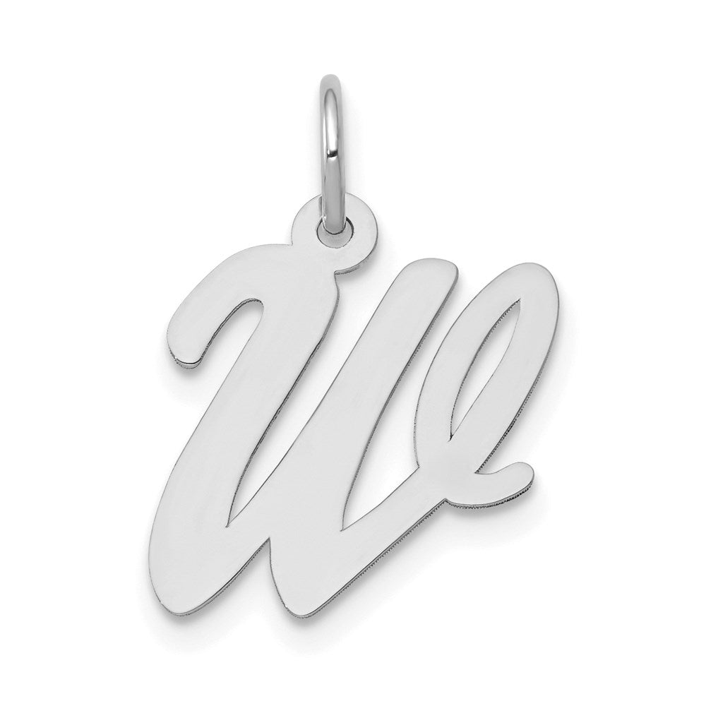 Solid;Polished;14K White gold;Laser-cut
