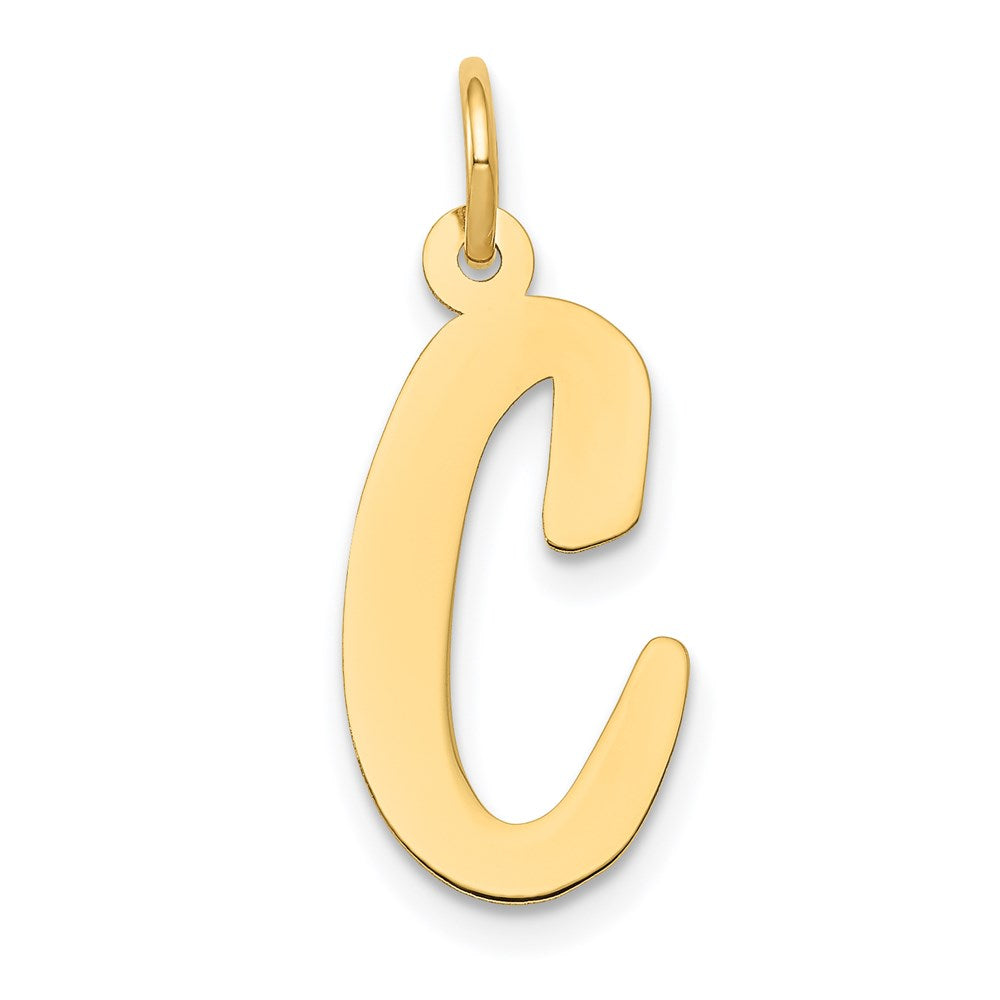 Solid;Polished;14k Yellow gold;Laser-cut