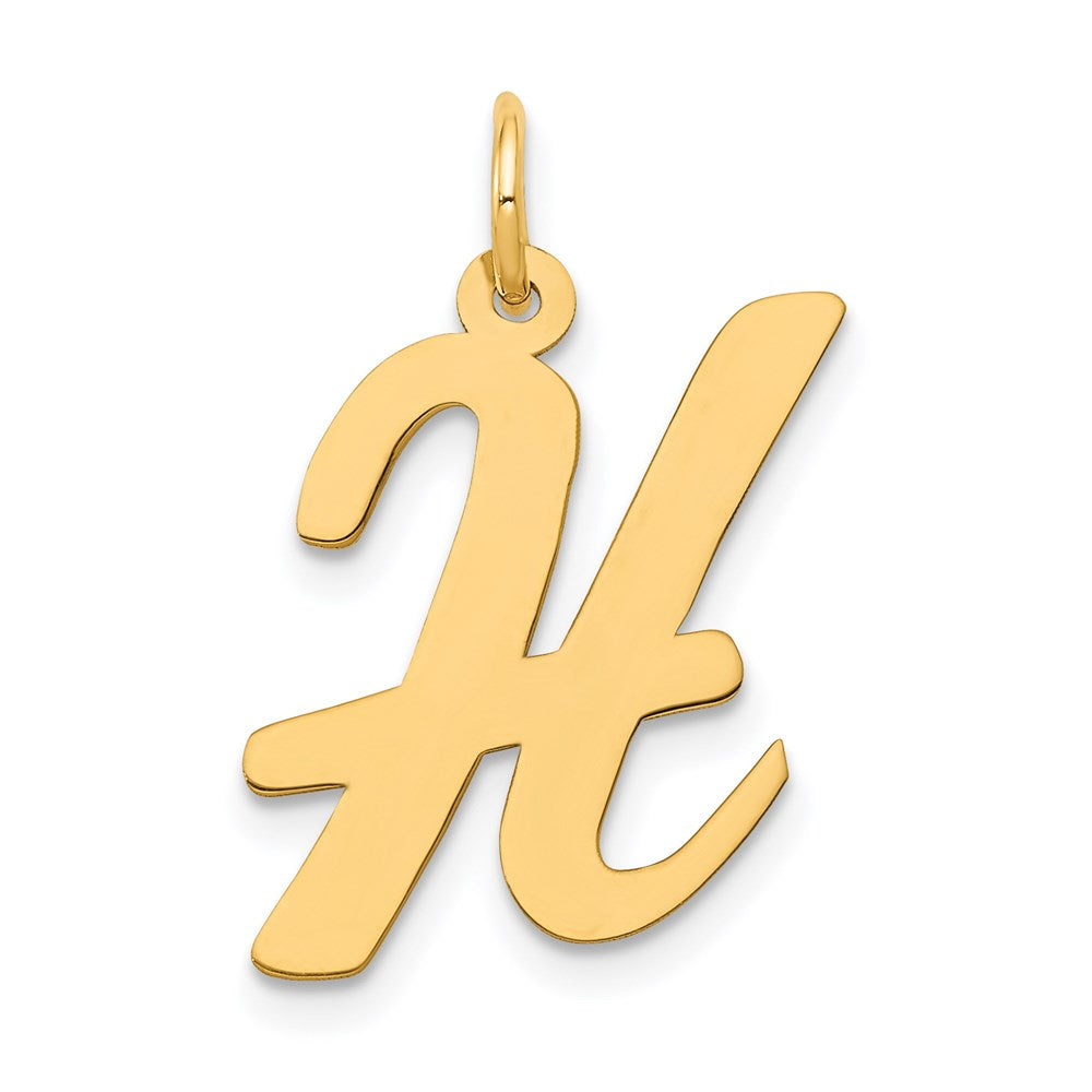 Solid;Polished;14k Yellow gold;Laser-cut