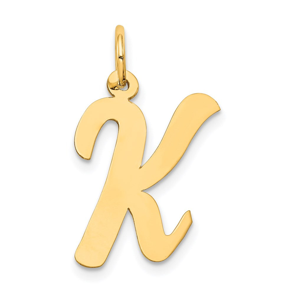 Solid;Polished;14k Yellow gold;Laser-cut