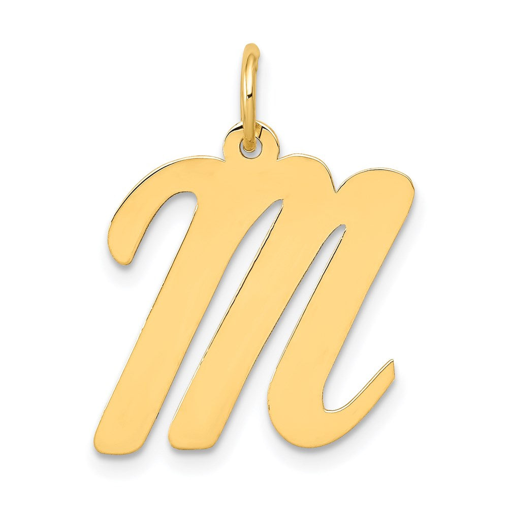 Solid;Polished;14k Yellow gold;Laser-cut