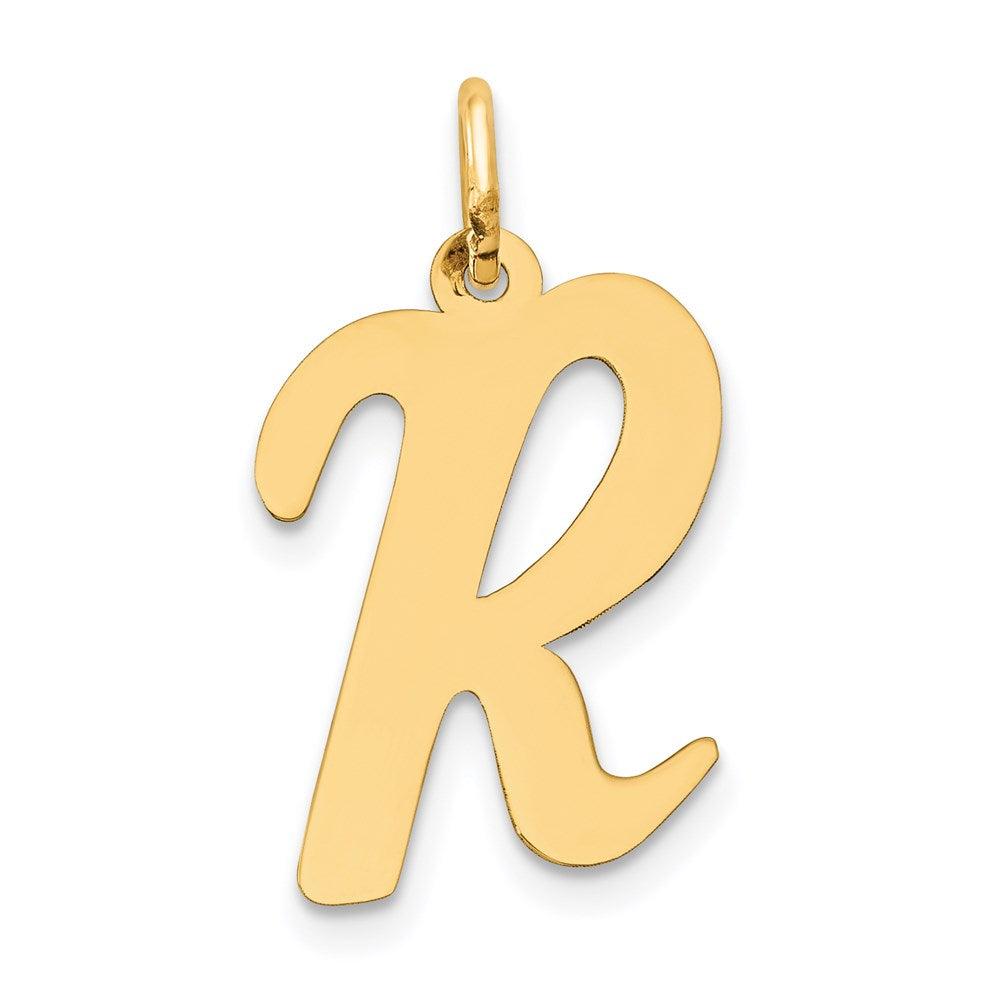Solid;Polished;14k Yellow gold;Laser-cut
