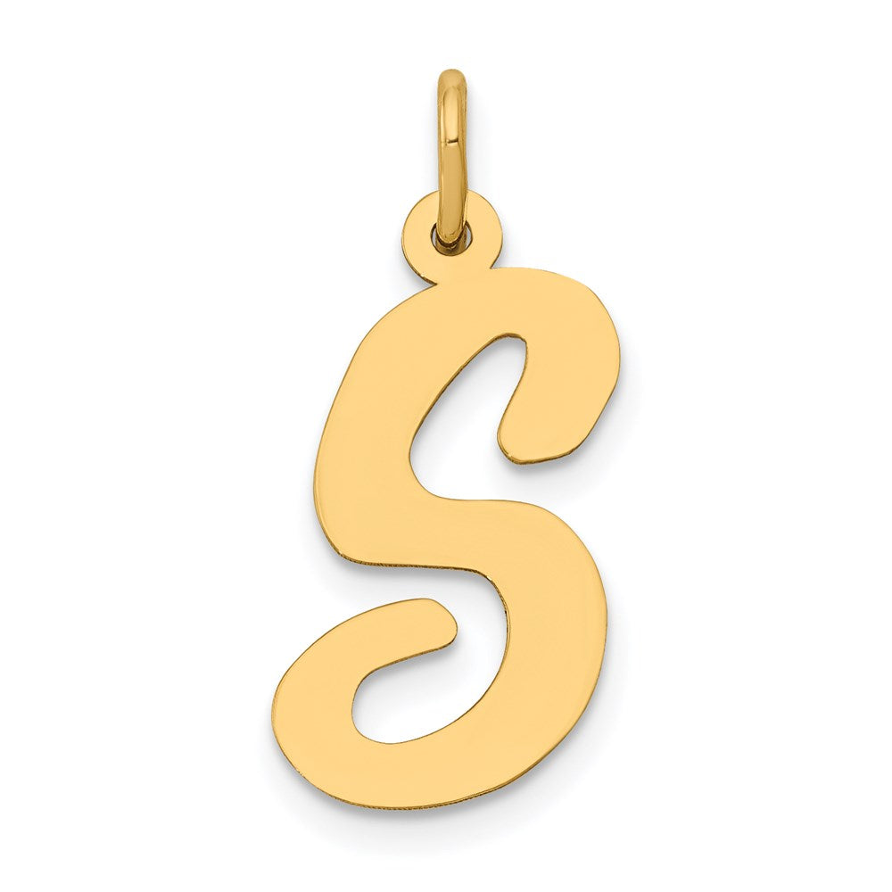 Solid;Polished;14k Yellow gold;Laser-cut