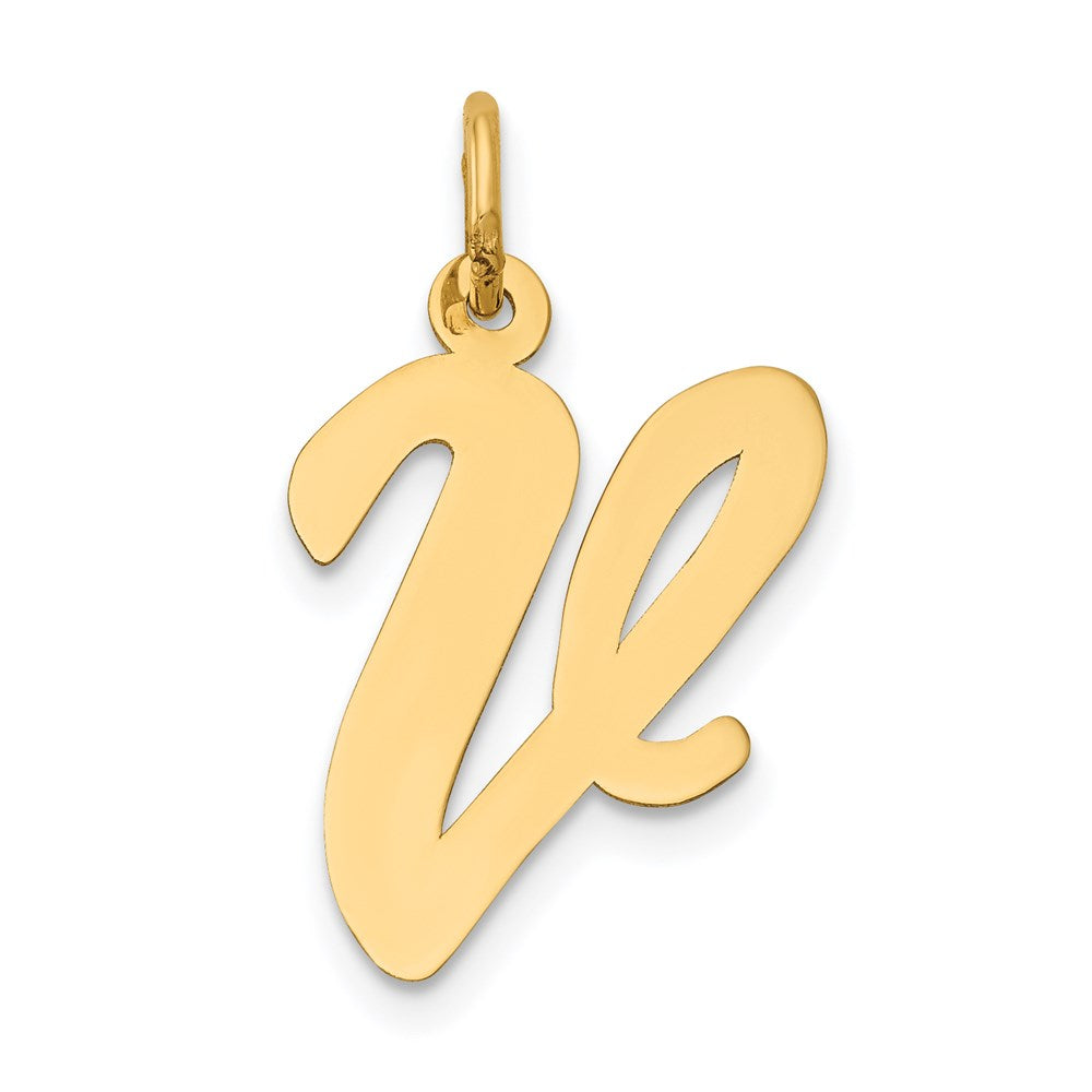 Solid;Polished;14k Yellow gold;Laser-cut