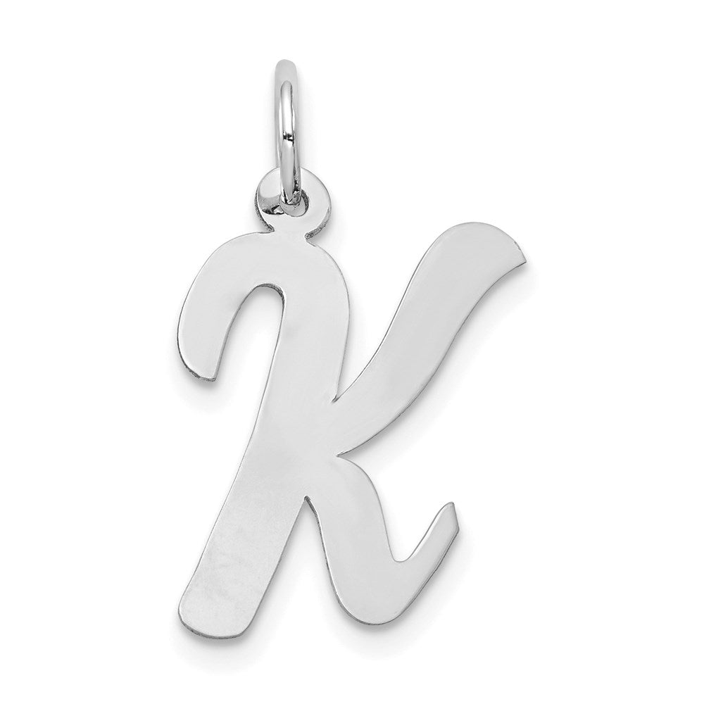 Solid;Polished;14K White gold;Laser-cut