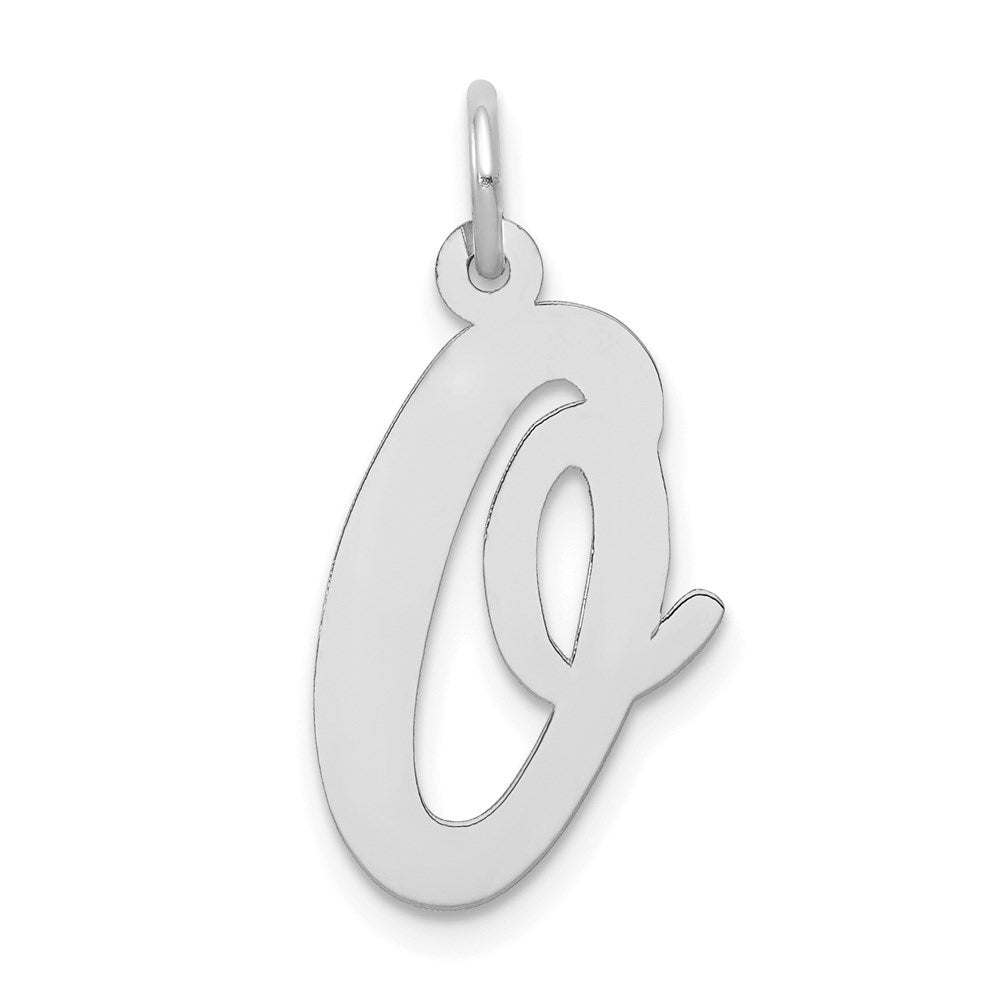 Solid;Polished;14K White gold;Laser-cut