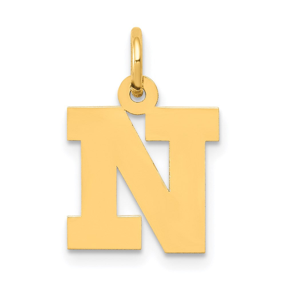 Solid;Polished;14k Yellow gold;Laser-cut