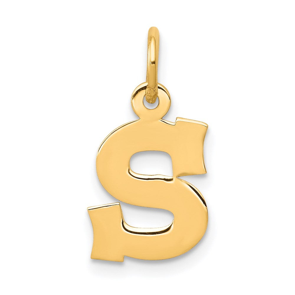 Solid;Polished;14k Yellow gold;Laser-cut