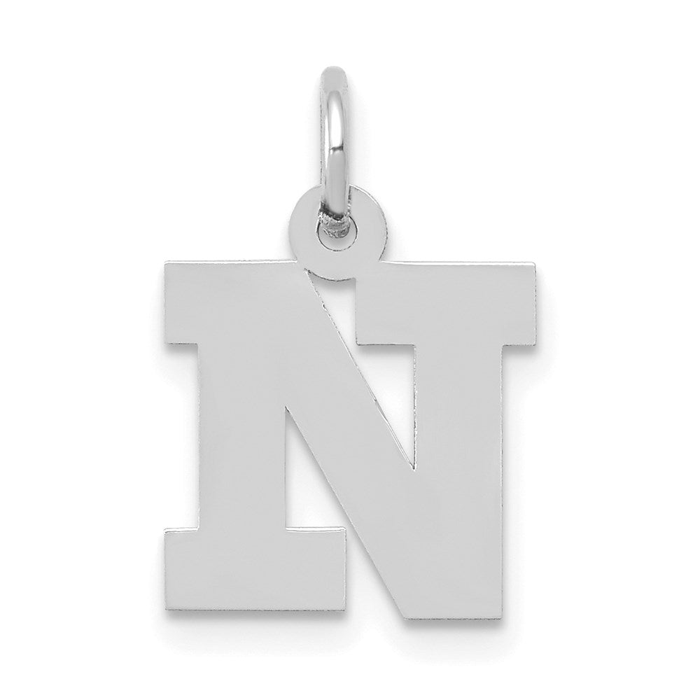 Solid;Polished;14K White gold;Laser-cut