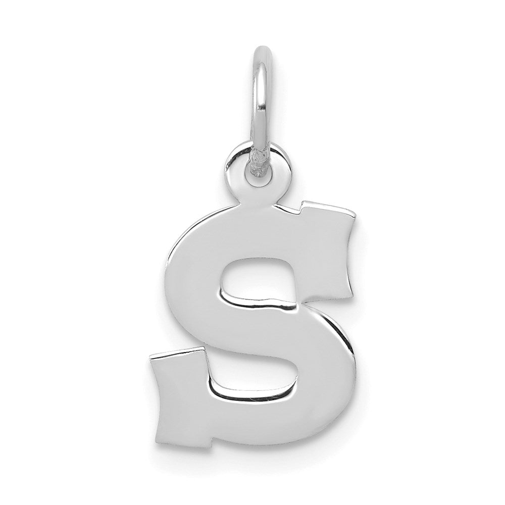 Solid;Polished;14K White gold;Laser-cut