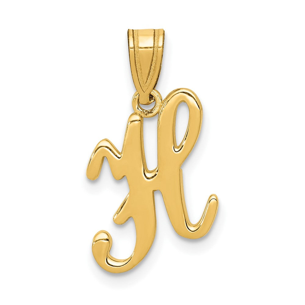 Solid;Polished;14k Yellow gold;Flat back;Polished back