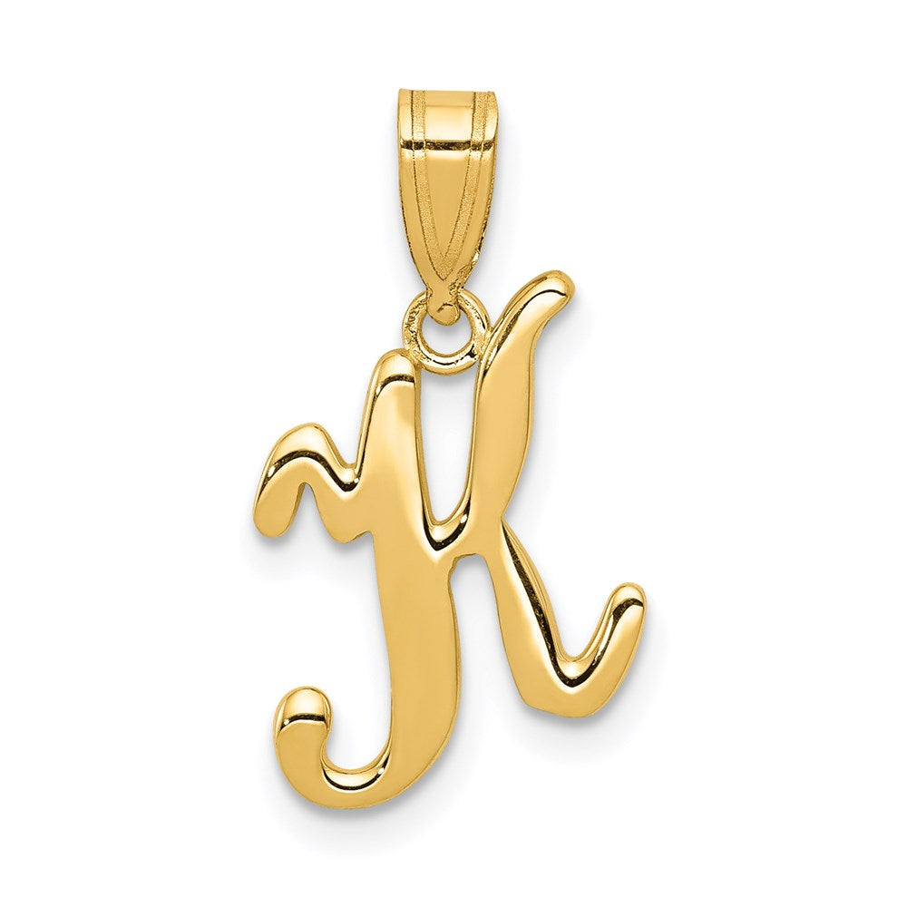 Solid;Polished;14k Yellow gold;Flat back;Polished back
