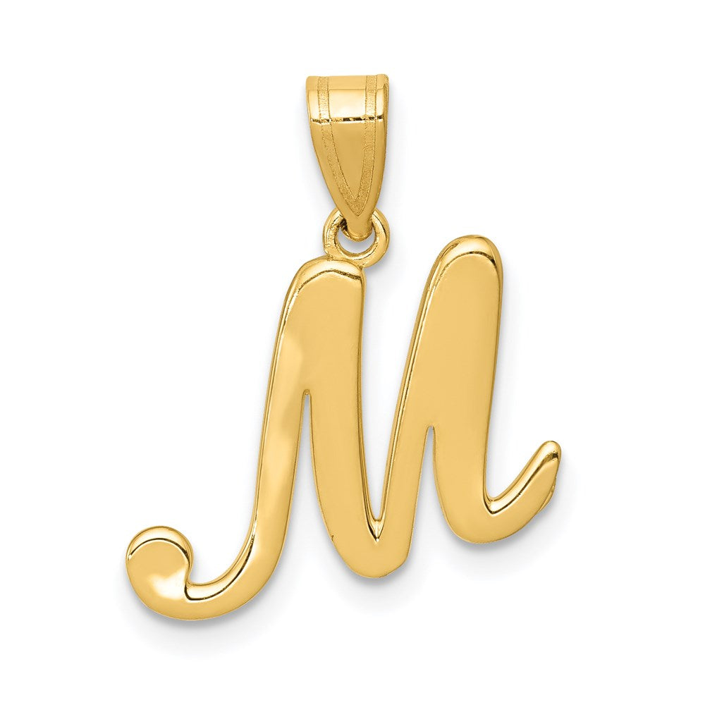 Solid;Polished;14k Yellow gold;Flat back;Polished back