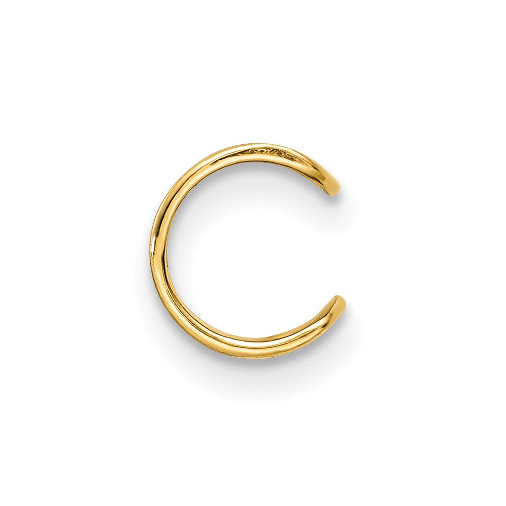 14k Polished Single Ear Cuff
